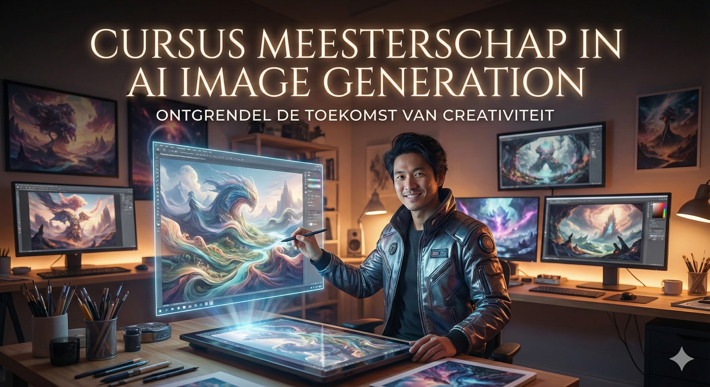 Cursus meesterschap in AI Image generation.